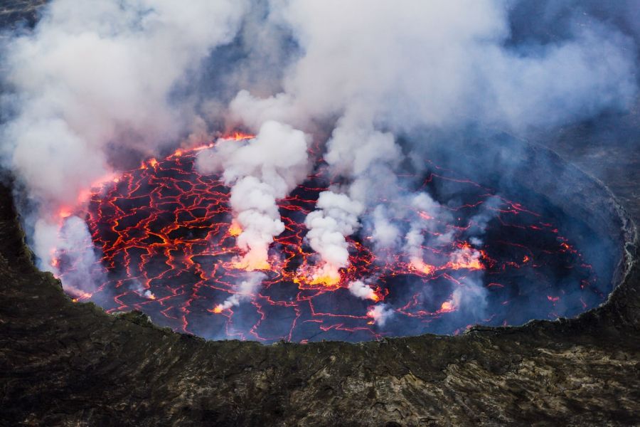 Goma : L’observatoire volcanologique rassure l’opinion face aux cendres évacuées du volcan de Nyiragongo