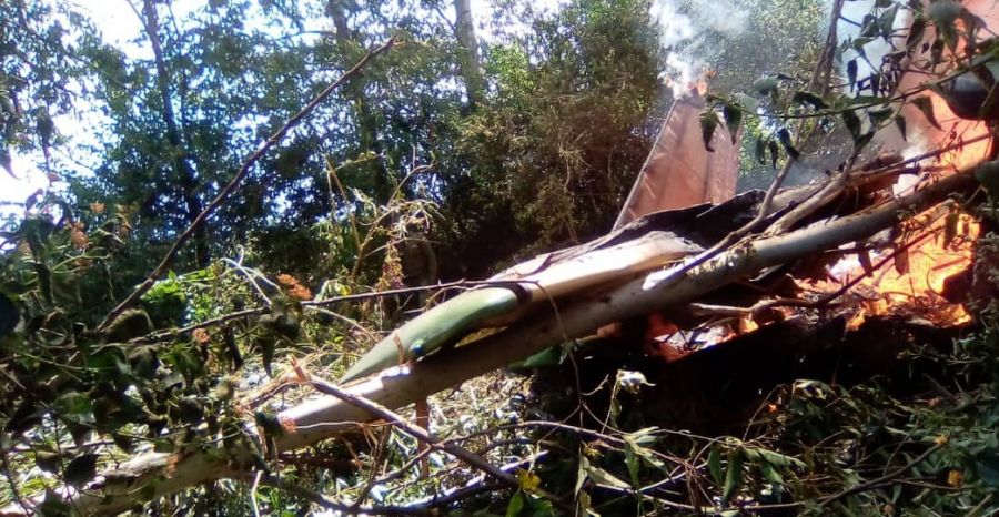 Virunga: 1 mort et 4 blessés suite au carsh d"un avion de patrouille